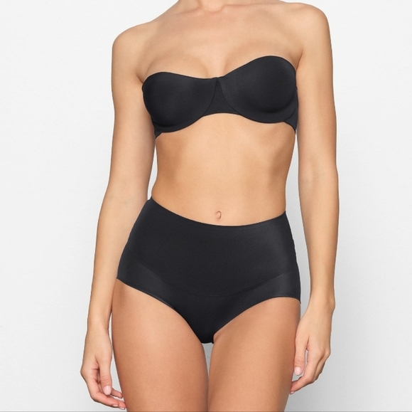 Skims NWT Smoothing Intimates Strapless Bra 44C Onyx - Picture 1 of 6